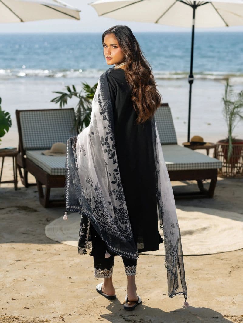 Embroidered Cambric Suit - EWU6V2-33449-3P thumbnail