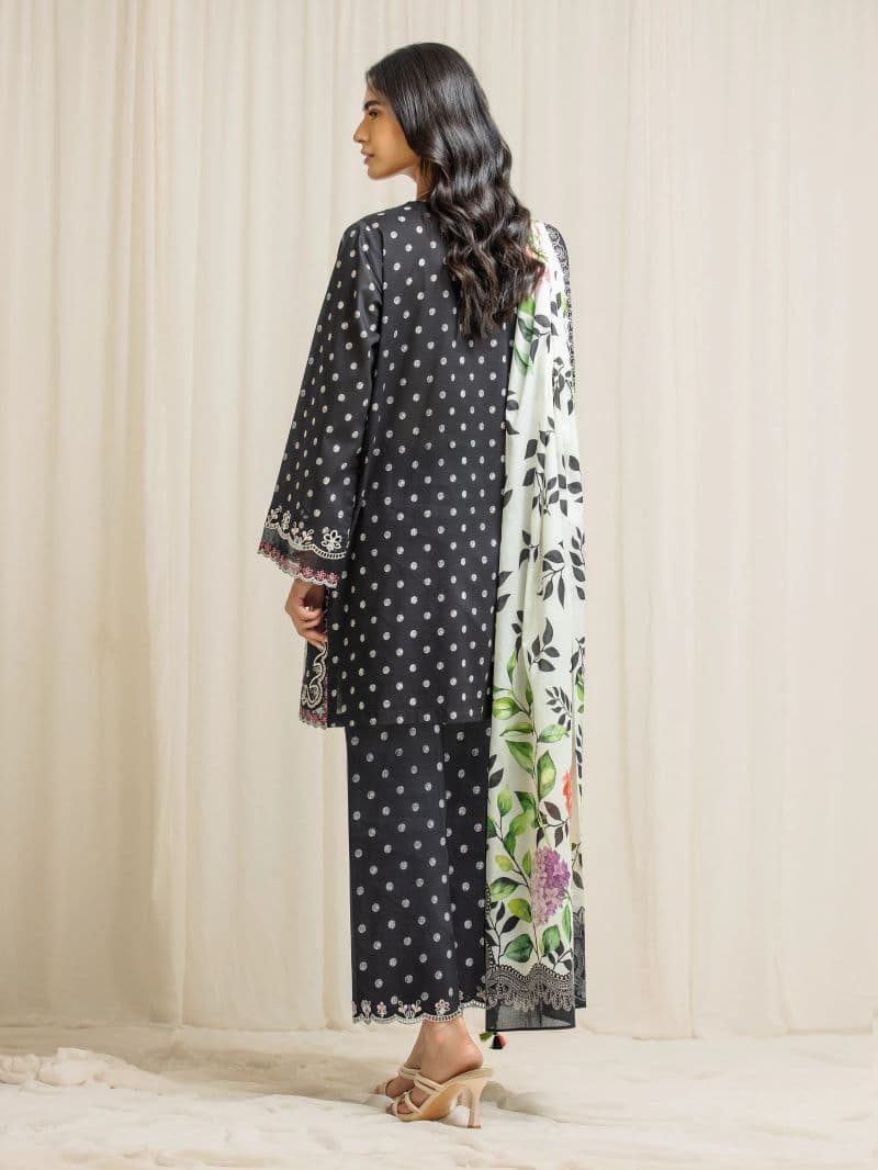 Embroidered Lawn Suit - EWU6V1-33002-3P thumbnail