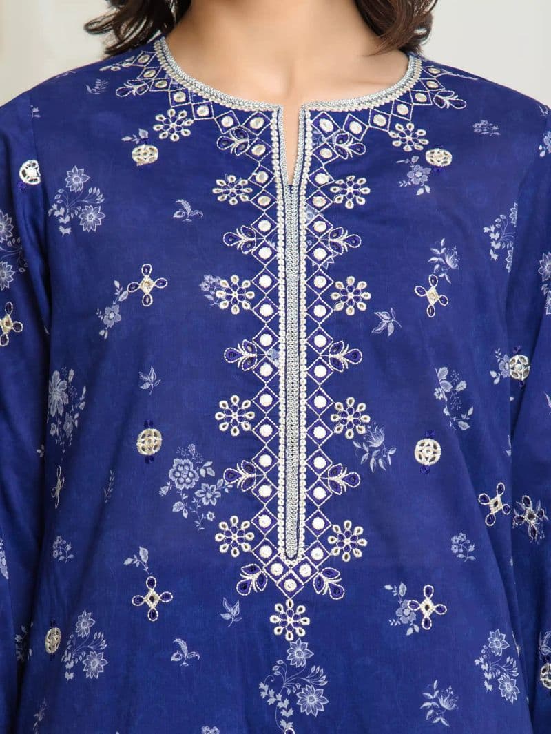 Embroidered Lawn Suit - EWU6V1-33024-3P thumbnail