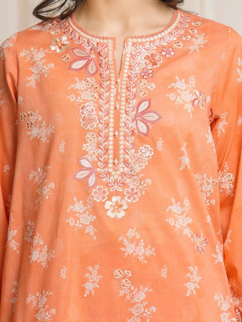 Embroidered Lawn Suit - EWU6V1-33017-3P thumbnail