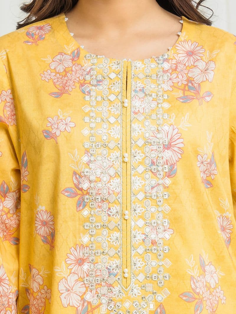 Embroidered Lawn Suit - EWU6V1-33019-3P thumbnail