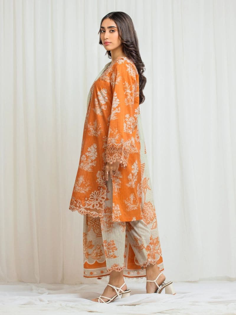 Embroidered Lawn Suit - EWU6V1-33015-3P thumbnail