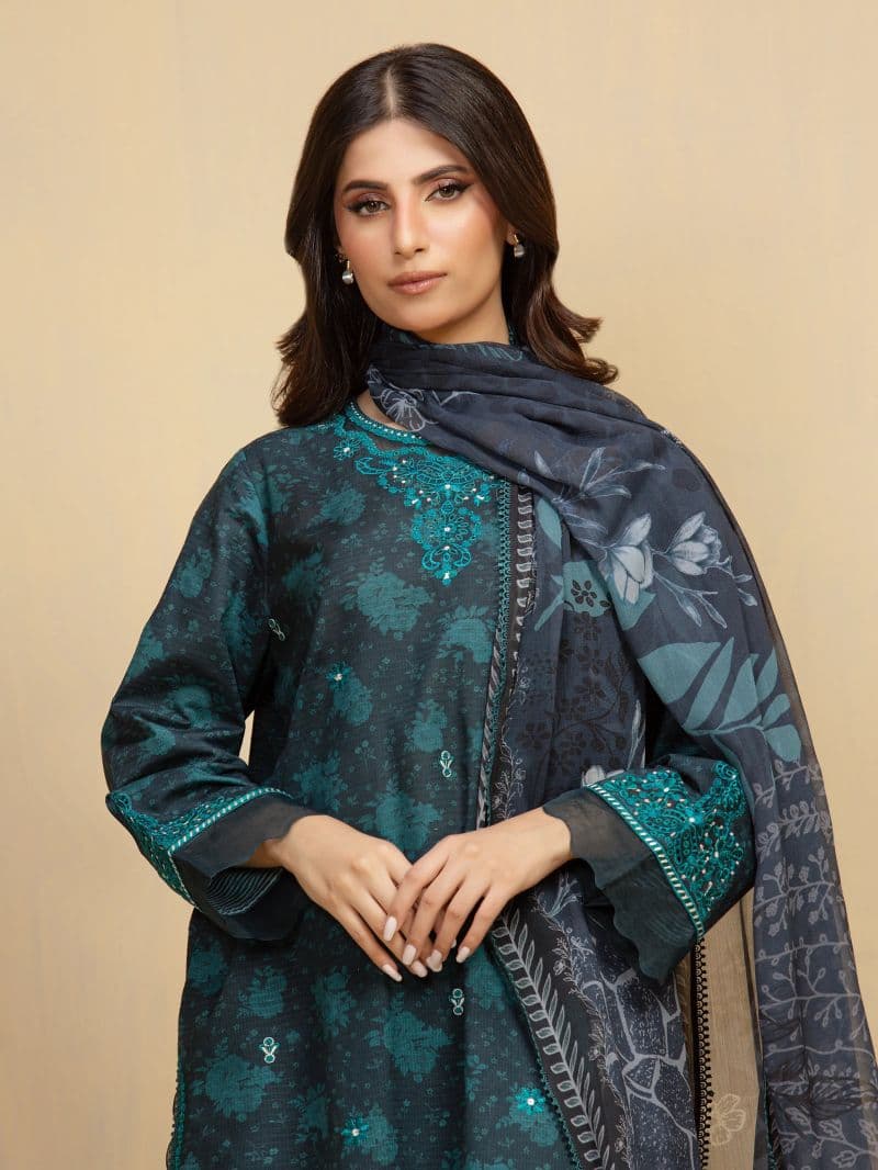 Embroidered Lawn Suit - EWU5V1-31905-3P thumbnail