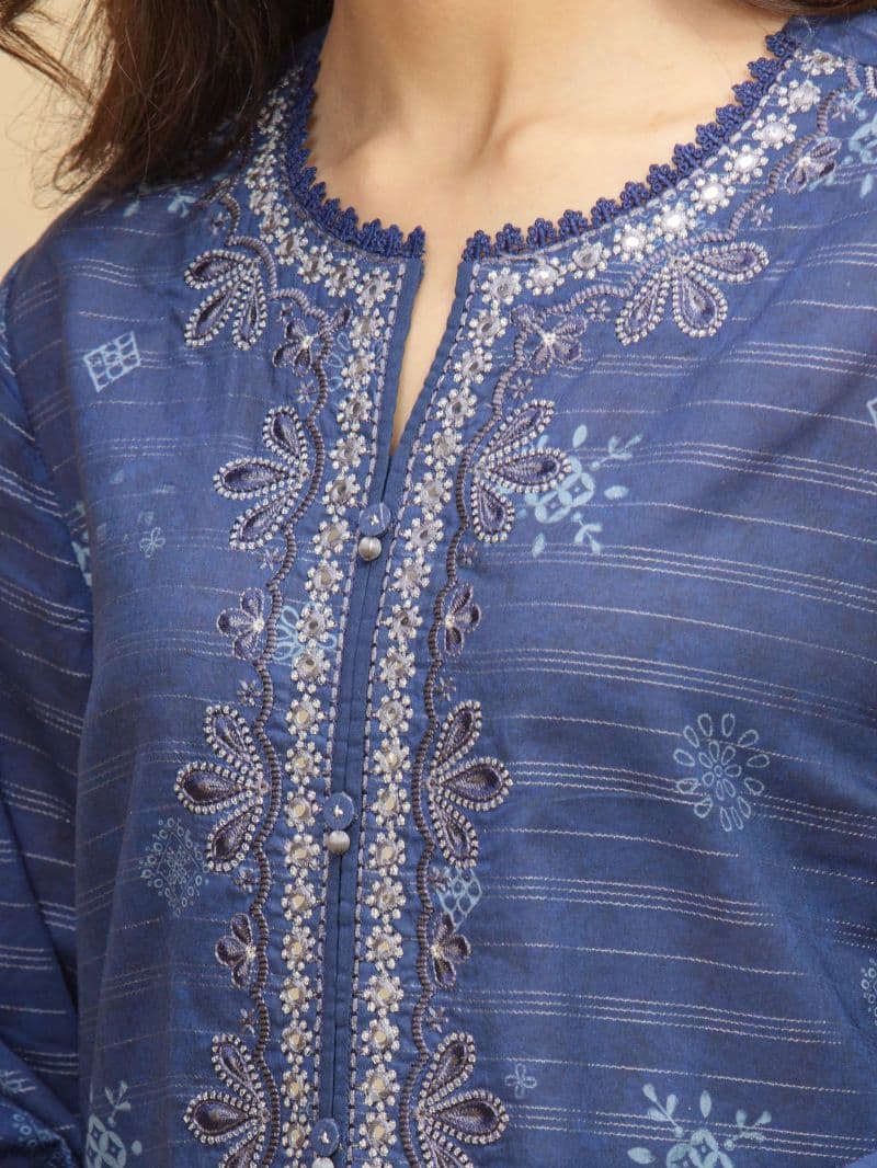 Embroidered Lawn Suit - EWU5V1-31881-3P thumbnail