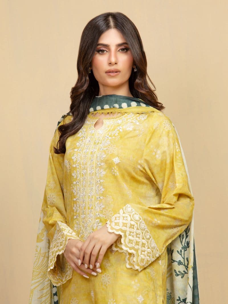 Embroidered Lawn Suit - EWU5V1-31880-3P thumbnail