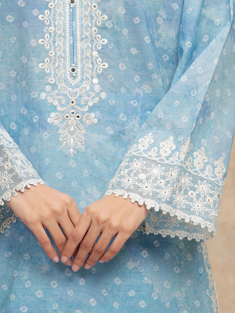 Embroidered Lawn Suit - EWU5V1-31876-3P thumbnail
