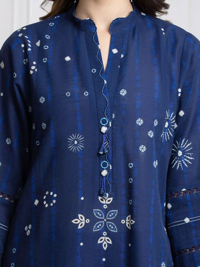 Printed Khaddar Suit - EWU6A3-37089-3P thumbnail