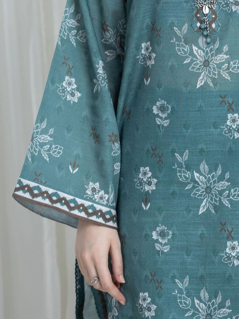 Printed Khaddar Suit - EWU6A3-37136-3P thumbnail
