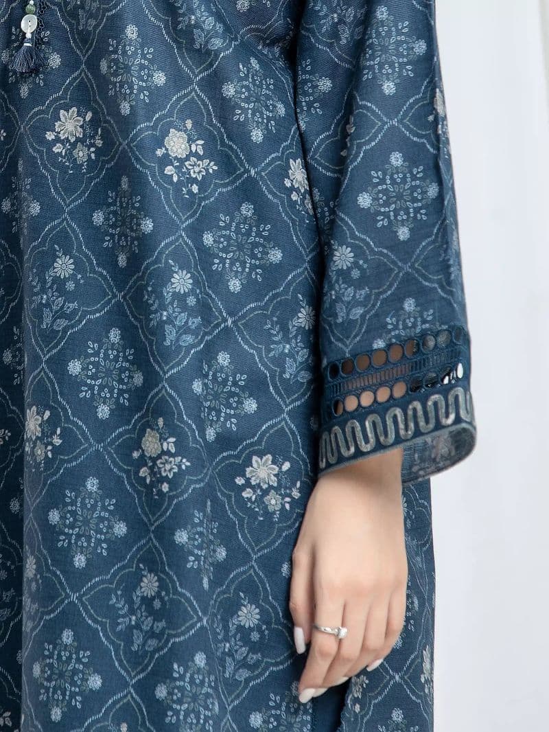 Printed Khaddar Suit - EWU6A3-37061-3P thumbnail