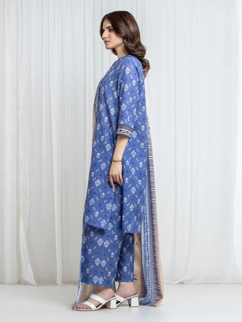 Printed Khaddar Suit - EWU6A3-37180-3P thumbnail
