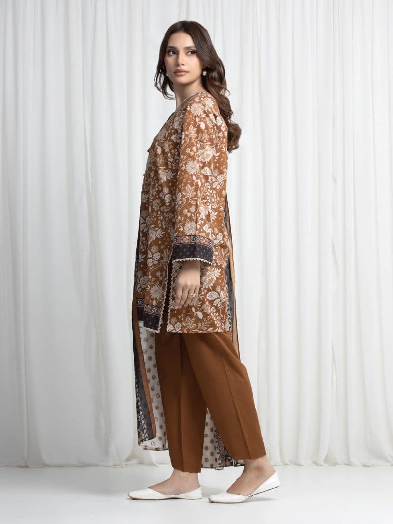 Printed Khaddar Suit - EWU6A3-37025-3P thumbnail
