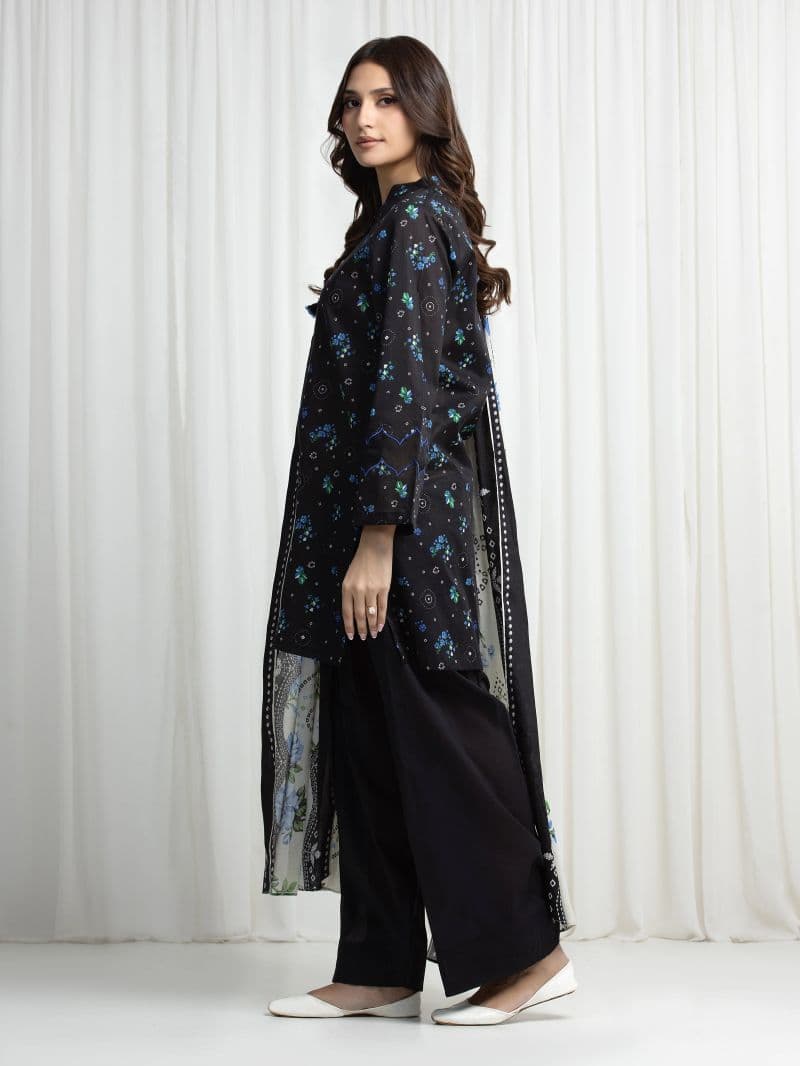 Printed Khaddar Suit - EWU6A3-37014-3P thumbnail