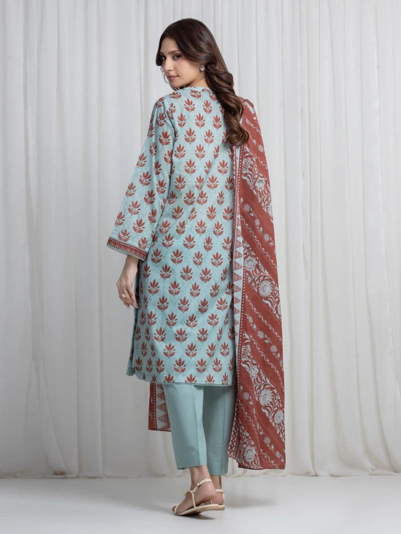Printed Khaddar Suit - EWU6A3-37024-3P thumbnail