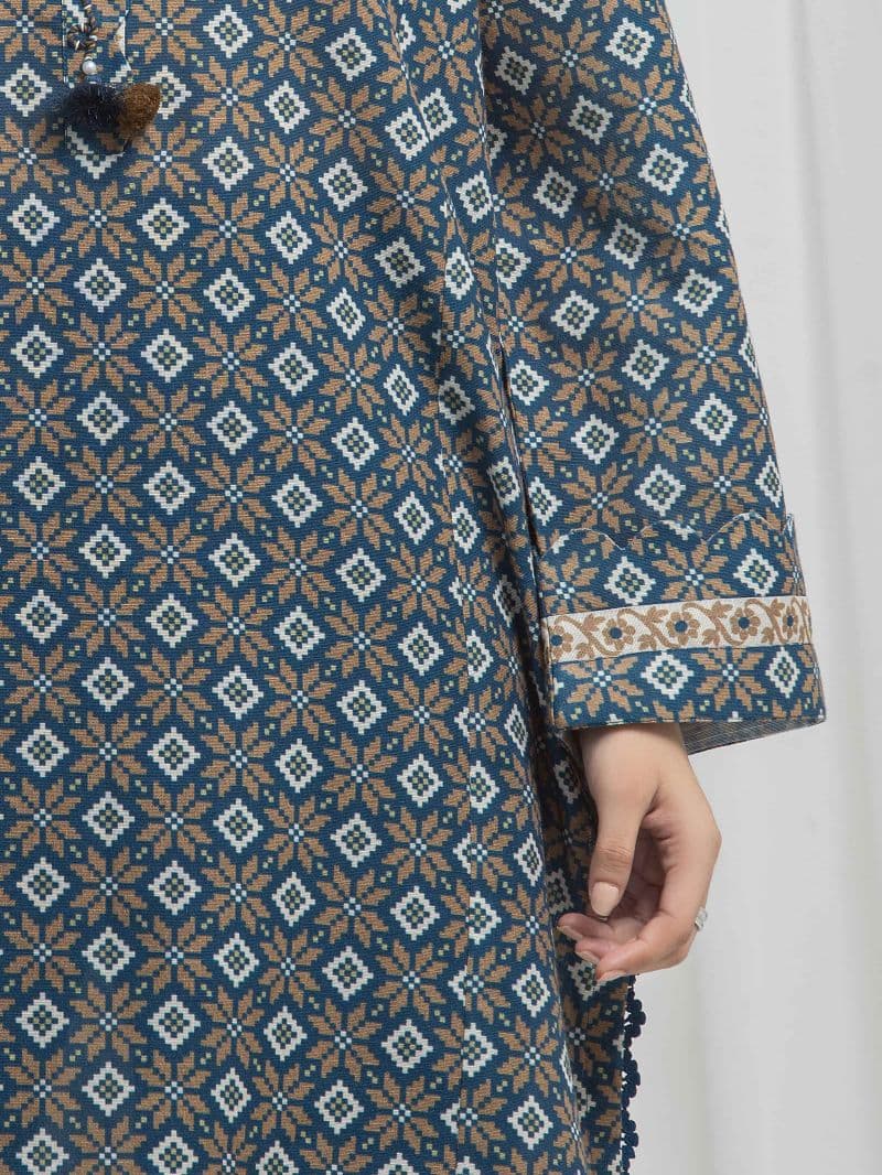 Printed Khaddar Suit - EWU6A3-37010-3P thumbnail