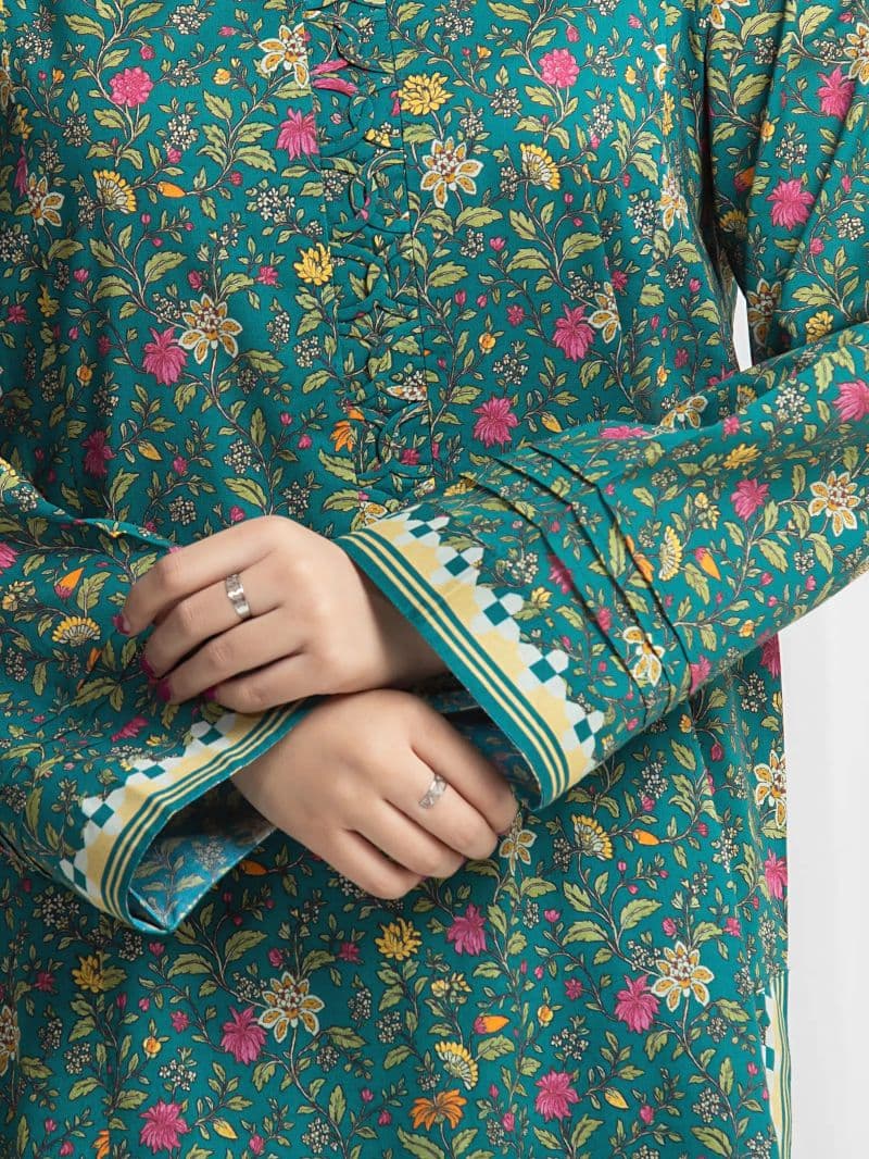 Printed Lawn Suit - EWU6A1-36713-3P thumbnail