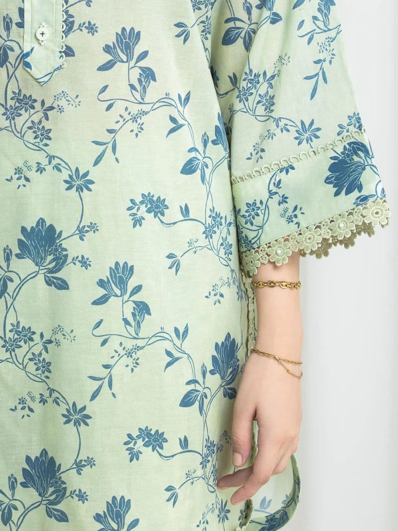 Printed Lawn Suit - EWU6A1-36727-3P thumbnail