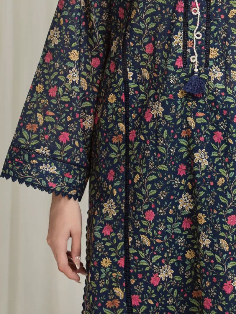 Printed Lawn Suit - EWU6A1-36714-3P thumbnail