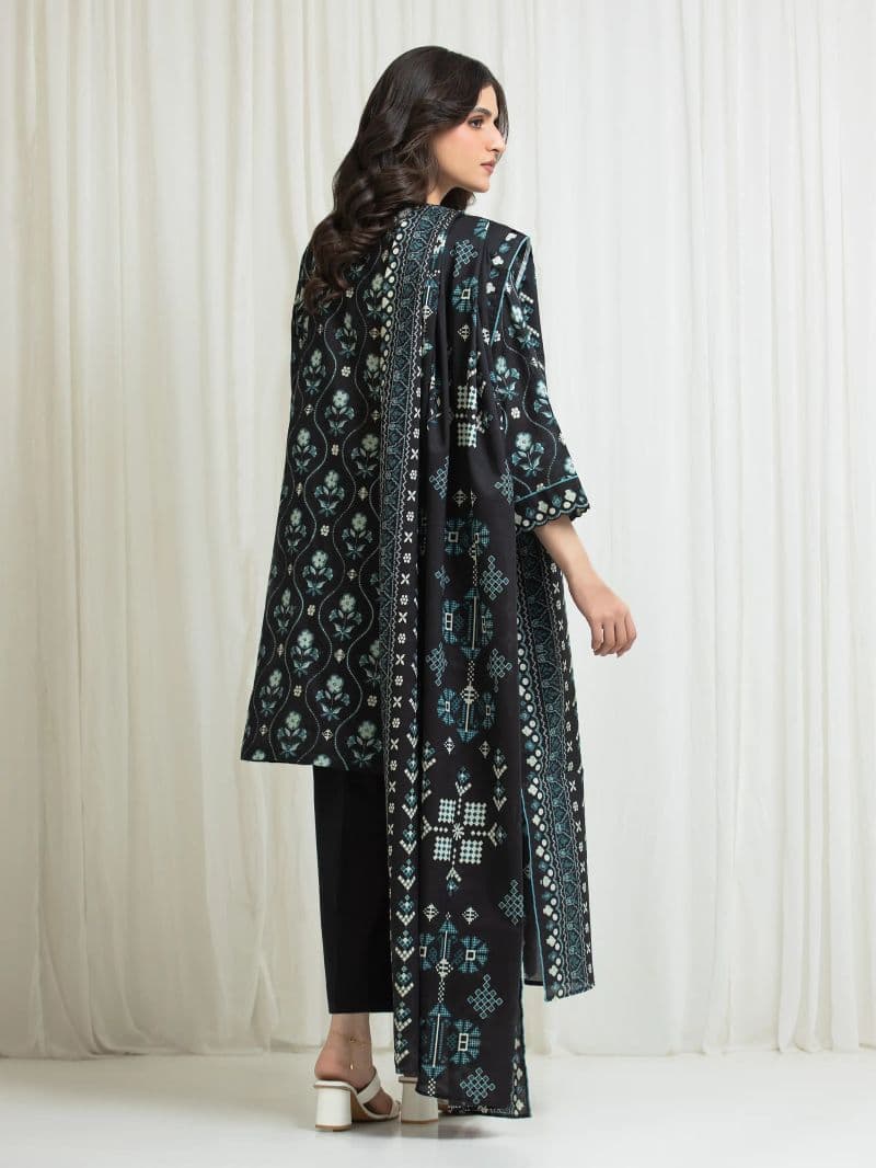 Printed Lawn Suit - EWU6A1-36716-3P thumbnail