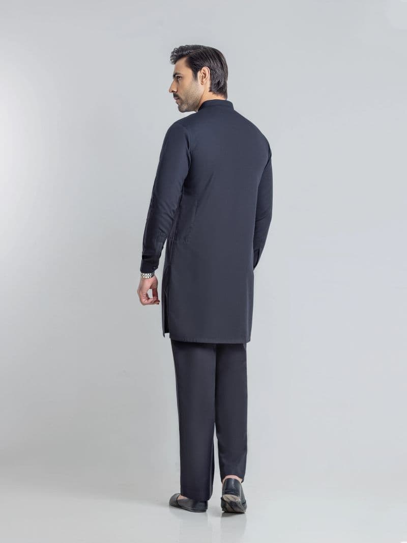 Embroidered Blended Kurta Pajama - EMTKFP6-007 thumbnail