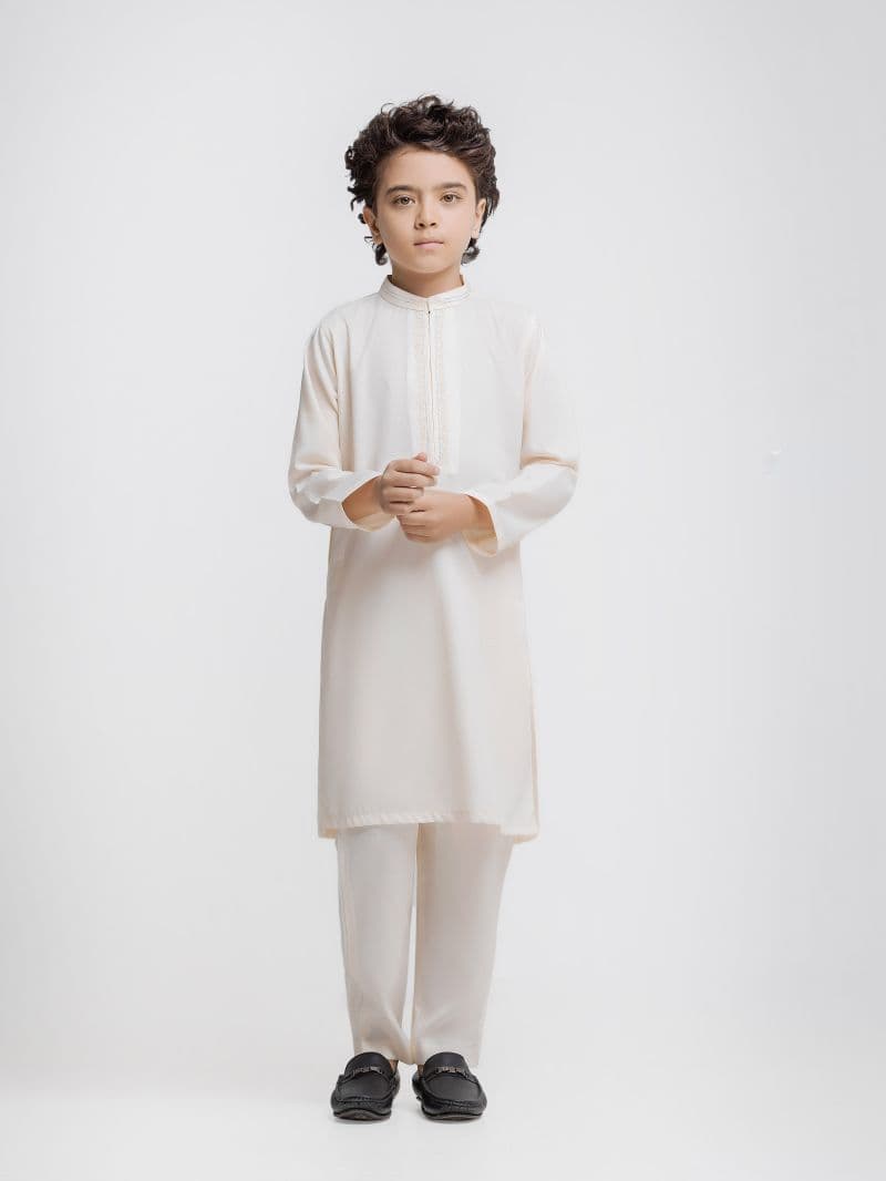 Embroidered Dobby Kurta Pajama - EBTKP6-033 thumbnail