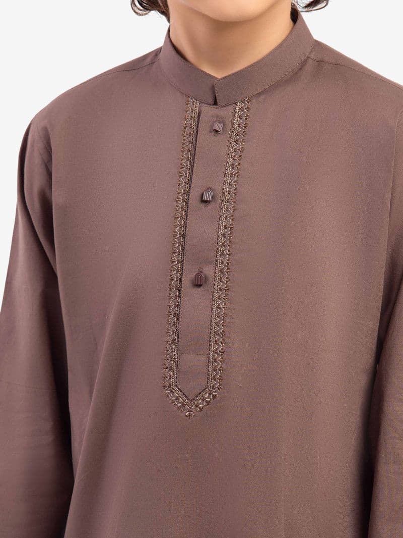 Embroidered Cotton Kurta Pajama - EBTKP5-028 thumbnail