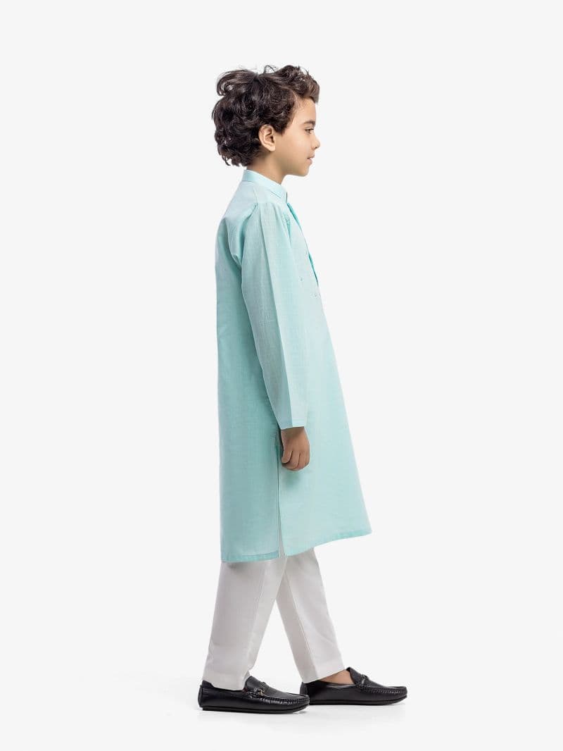 Embroidered Cotton Kurta - EBTK5-4056 thumbnail