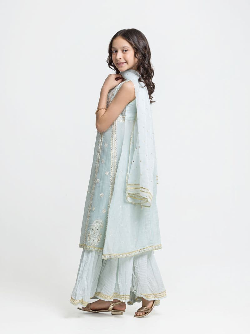 Embroidered Chanderi Suit - EGTPLED5-50065-3P thumbnail