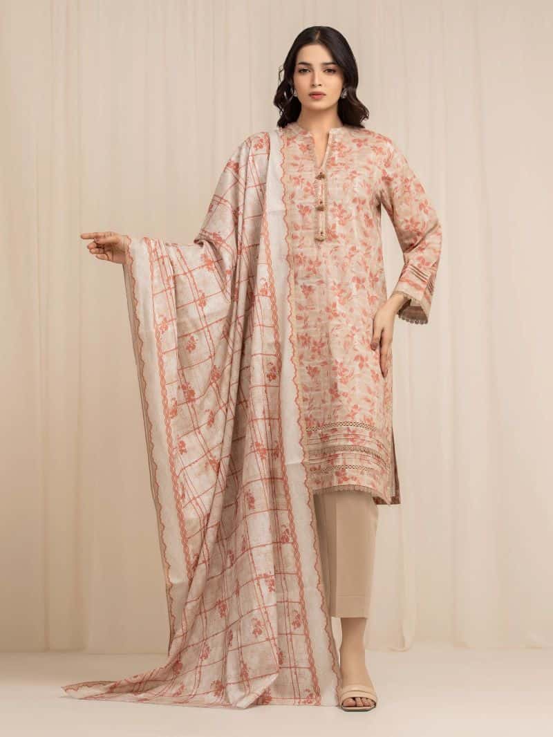 Printed Lawn Suit - EWU6A1-36603-3P