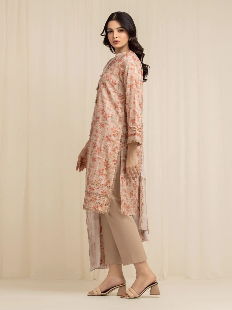 Printed Lawn Suit - EWU6A1-36603-3P thumbnail