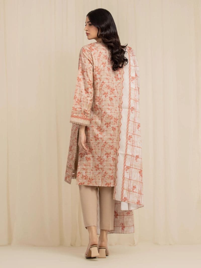 Printed Lawn Suit - EWU6A1-36603-3P thumbnail