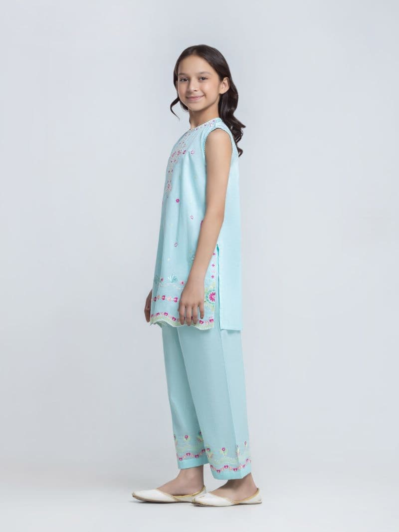 Embroidered Lawn Co-Ord Set - EGTKED6-74033ST thumbnail