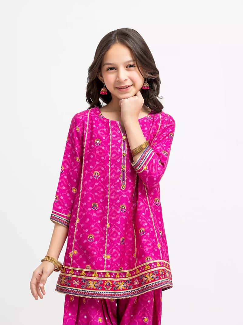 Embroidered Raw Silk Co-Ord Set - EGTKEP6-74010ST - alternate view