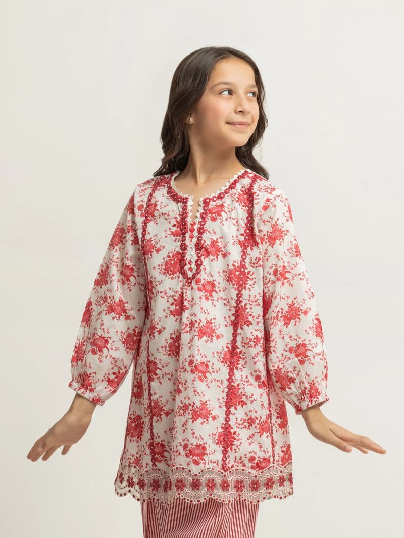 Embroidered Cambric Co-Ord Set - EGTKEP5-73023ST thumbnail