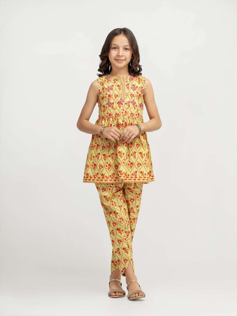Embroidered Lawn Co-Ord Set - EGTKE5-71021ST