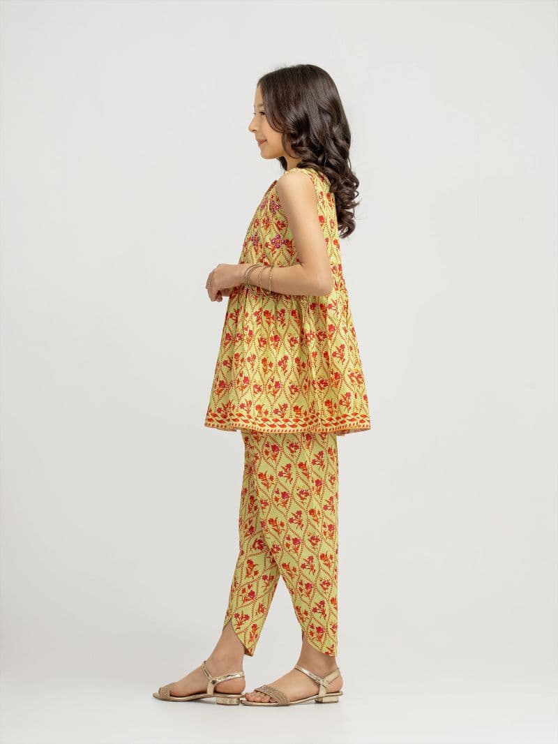 Embroidered Lawn Co-Ord Set - EGTKE5-71021ST thumbnail