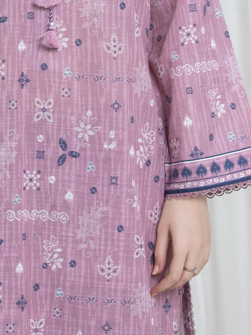 Printed Khaddar Suit - EWU6A3-37138-3P thumbnail