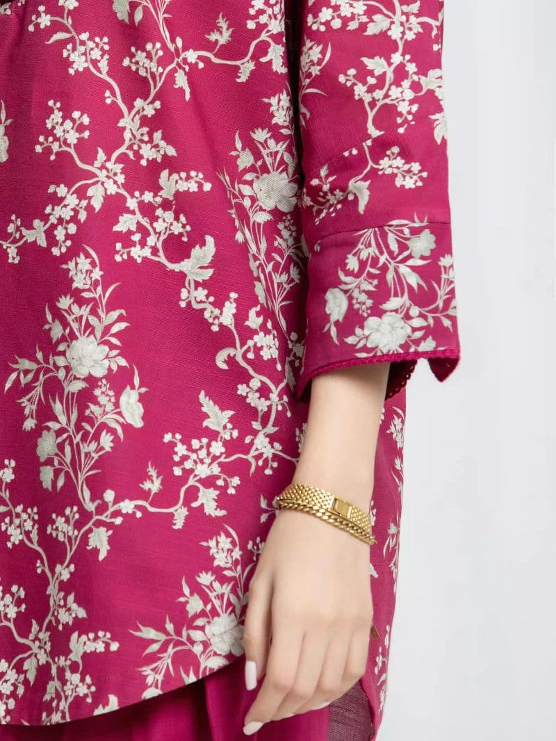 Printed Khaddar Suit - EWU6A3-37083-3P thumbnail