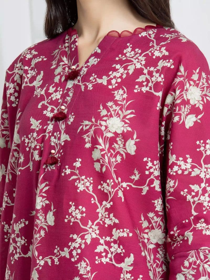Printed Khaddar Suit - EWU6A3-37083-3P thumbnail