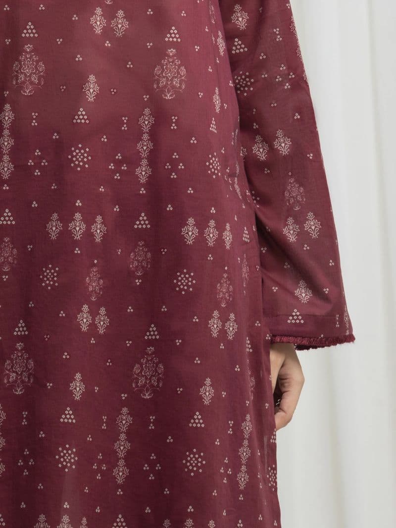 Printed Khaddar Suit - EWU6A3-37004-3P thumbnail