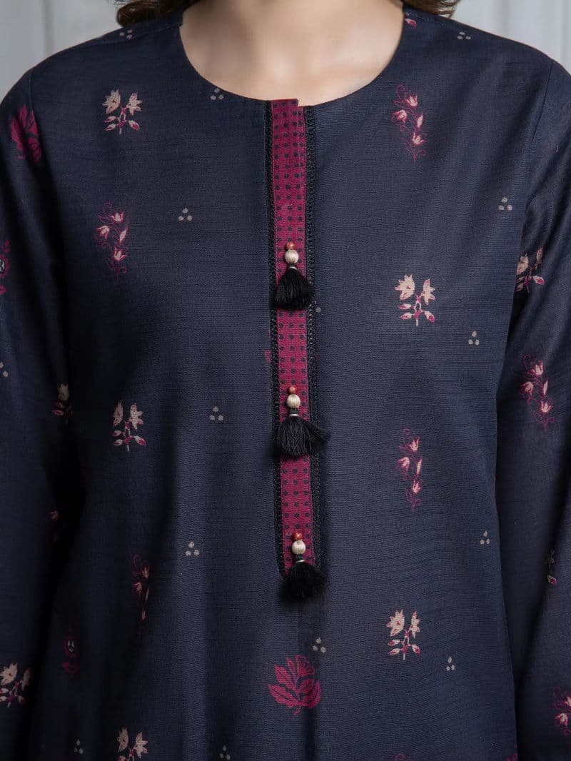 Printed Khaddar Suit - EWU6A3-37059-3P thumbnail
