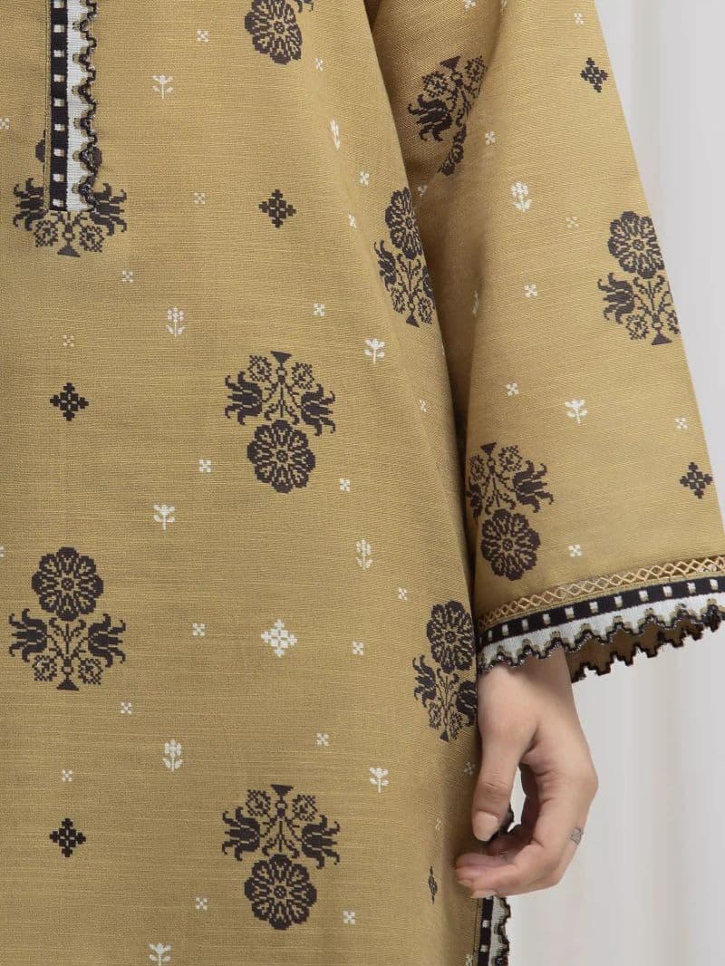 Printed Khaddar Suit - EWU6A3-37036-3P thumbnail