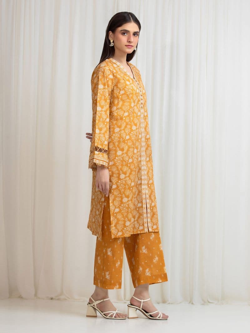 Printed Lawn Shirt Trouser - EWU6A1-36810ST thumbnail