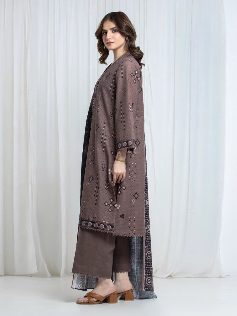 Printed Khaddar Suit - EWU6A3-37094-3P thumbnail