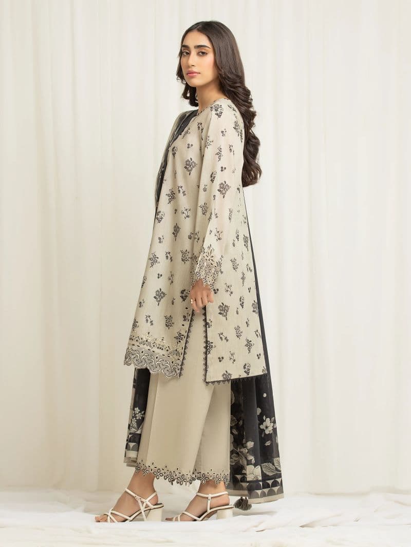 Embroidered Lawn Suit - EWU6V1-33003-3P thumbnail