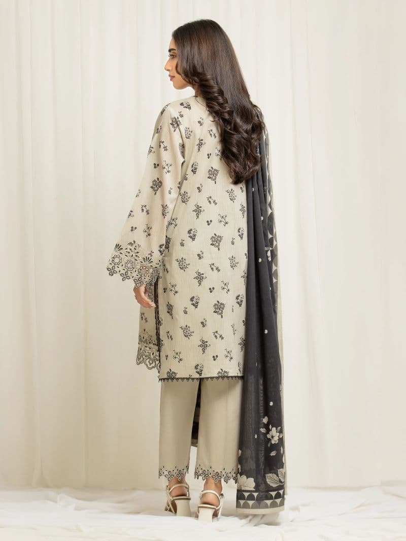 Embroidered Lawn Suit - EWU6V1-33003-3P thumbnail
