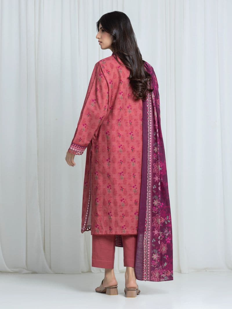 Printed Khaddar Suit - EWU6A3-37078-3P thumbnail