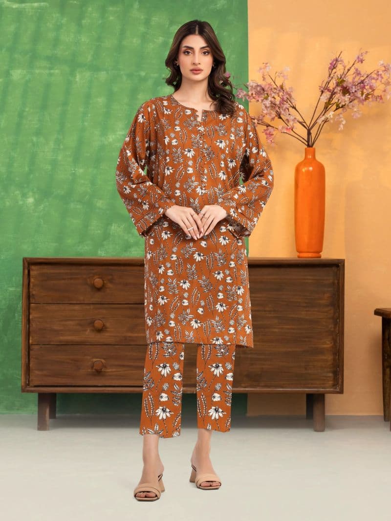 Printed Lawn Shirt Trouser - EWU6A1-36801ST thumbnail