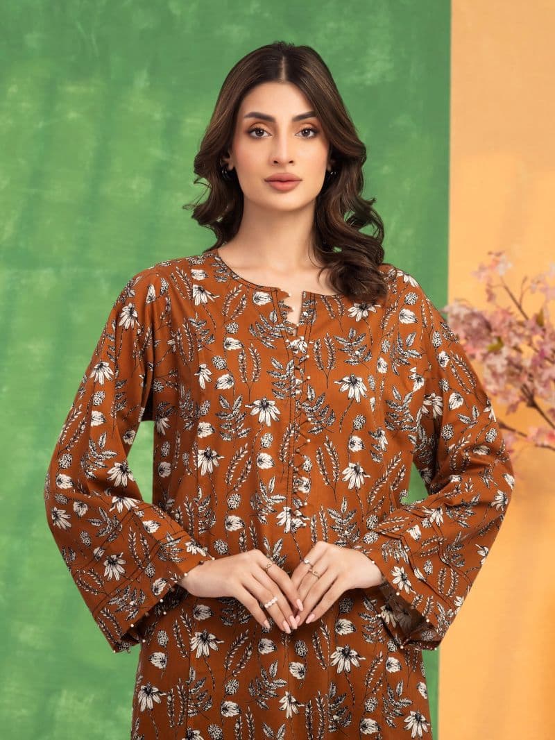 Printed Lawn Shirt Trouser - EWU6A1-36801ST thumbnail
