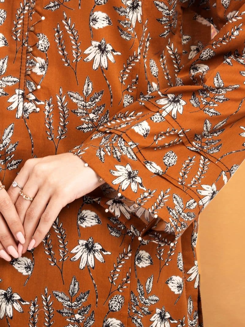 Printed Lawn Shirt Trouser - EWU6A1-36801ST thumbnail