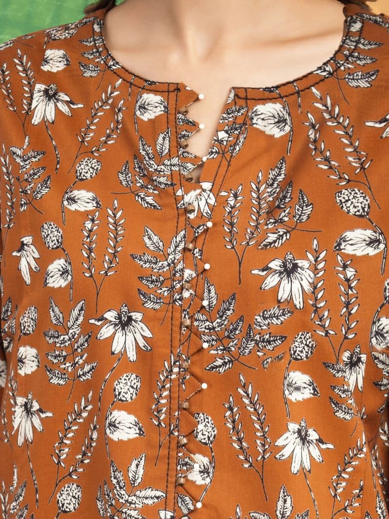 Printed Lawn Shirt Trouser - EWU6A1-36801ST thumbnail